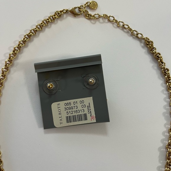 Talbots Earrings and Necklace set - Picture 2 of 5